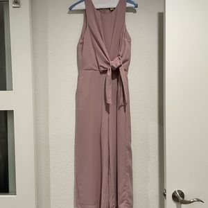 Lulu’s nude pink jumpsuit